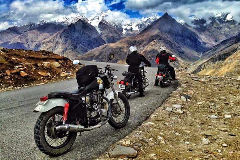 Royal Enfield on Khardung La